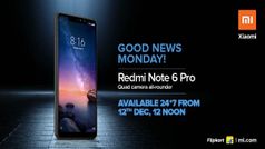 Redmi Note 6 Pro की ओपन सेल 12 दिसंबर से होगी शुरू