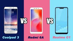 Coolpad Cool 3 vs Redmi 6A vs Realme C1: सबसे अच्छा कौन है...?