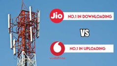 Jio ने डाउनलोडिंग स्पीड में और वोडा ने अपलोडिंग स्पीड में मारी बाजी