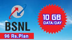 BSNL ने पेश किया 96 और 236 रुपए का प्लान, रोज मिलेगा 10 जीबी इंटरनेट डेटा