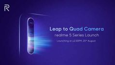 20 अगस्त को लॉन्च होगा 4 कैमरों वाला Realme 5 Series