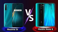 Realme 5i vs Redmi Note 8: रियलमी के नए और शाओमी के बेस्ट स्मार्टफोन की तुलना