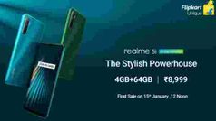 Realme 5i: 15 जनवरी को पहली बार होगी बिक्री, जानिए ऑफर्स और डिस्काउंट