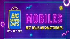 Flipkart Big Saving Days की हुई शुरुआत, 22 दिसंबर तक कई स्मार्टफोन्स पर मिलेगी भरपूर छूट