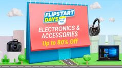 Flipkart Flipstart Days Sale: स्मार्टफोन से लेकर स्मार्ट टीवी तक, हर प्रॉडक्ट पर भरपूर डिस्काउंट