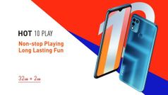 Infinix Hot 10 Play: 6000 mAh बैटरी वाला सस्ता फोन हुआ लॉन्च