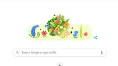 गूगल ने एनिमेटेड फूल-पत्तियों वाले डूडल के जरिए किया वसंत ऋतु का स्वागत