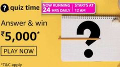 Amzon Quiz Contest: 13 मार्च, 2021 के जवाब, जीतने वाले को मिलेगा ₹15,000 का अमेज़न पे बैलेंस
