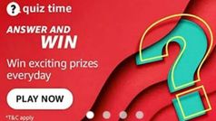 Amazon Daily Quiz कॉन्टेस्ट में, इन 5 सवालों के जवाब देकर अभी जीतें 25,000 रुपये