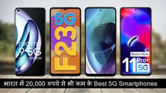 भारत में 20,000 रुपये से भी कम के Best 5G Smartphones