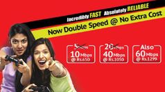ACT Fibernet अपने इन प्लान पर दे रहा रु 250 का ऑफ, मिलती है 150 Mbps की स्पीड