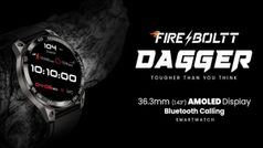 Fire-Boltt Dagger Smartwatch लॉन्च, देती है 15 दिनों तक की बैटरी लाइफ
