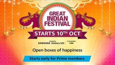 Amazon Great Indian Festival Sale की 10 अक्टूबर से होगी शुरूआत, पहले ही जान लें सभी ऑफर्स
