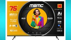 Kodak MotionX सीरीज लॉन्च: 70W थिएटर साउंड + 4K QLED, कीमत सिर्फ 31,999 से शुरू!