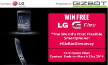 ఎల్‌జి జి ఫ్లెక్స్ స్మార్ట్‌ఫోన్‌ను ఉచితంగా గెలుపొందే అవకాశం: ఇప్పుడే పాల్గొనండి!