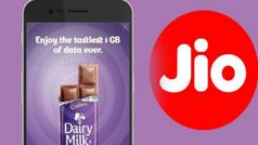 డైరీ మిల్క్ చాక్లేట్ తినండి..1జిబి జియో డేటాను ఉచితంగా పొందండి