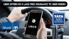 రైడర్లకు Rs.5లక్షల ఇన్సూరెన్సును ఉచితంగా అందిస్తున్న ఉబెర్