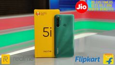 బ్రహ్మాండమైన ఆఫర్లతో నేటి నుంచి రియల్‌మి 5i మొదటి సేల్