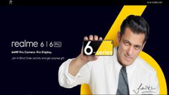 Realme 6-Series: సల్మాన్ చేతిలో కొత్త ఫోన్... కొద్దీ రోజులలోనే లాంచ్