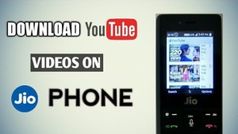JioPhone లో యూట్యూబ్ వీడియోలను డౌన్‌లోడ్ చేయడం ఎలా??