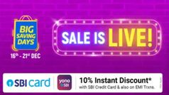 Flipkart Big Saving Days సేల్ అమ్మకాలు మొదలయ్యాయి !ఆఫర్లు చూడండి.