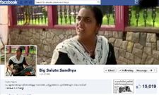 ഒറ്റ ദിവസം കൊണ്ട് ഫേസ്ബുക്കില്‍ താരമായി സന്ധ്യ; ഫാന്‍ പേജിനു ലഭിച്ചത് 15000 ത്തിലധികം ലൈക്