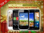 ക്രിസ്തുമസ്സ് ഓഫറുകള്‍: 10 മികച്ച മൈക്രോമാക്‌സ് സ്മാര്‍ട്ട്‌ഫോണ്‍ ഡീലുകള്‍....!