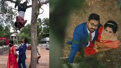 മരത്തിൽ തലകീഴായി തൂങ്ങി ഫോട്ടോ പിടിത്തം; മലയാളി യുവാവിന്റെ വീഡിയോ വൈറൽ
