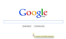 Google India Lit a Candle to Pay Tribute to Delhi Brave-Heart