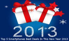 Top 5 Online Smartphone Deals Welcoming New Year 2013
