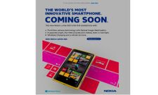 Lumia 920: Nokia Sends Out 'Coming Soon' Invites Teasing Windows Phone 8 Smartphone India Launch
