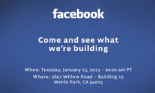 Facebook Sends Out Invite for Media Event On January 15: Is a Smartphone On Cards?