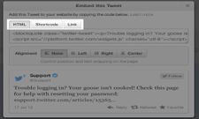 Twitter Tweaks Embedded Tweets: How To Embed a Tweet on your Website or Blog?