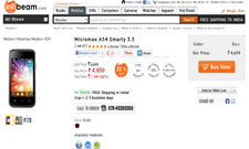 Micromax A54 Smart 3.5 Spotted Online at Rs 4,659: A Big Threat to Lava Iris N350 Smartphone?