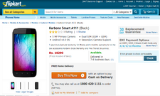 Karbonn Smart A111: Spice Mi-530 5 Inch Rival Spotted Online at Rs 10290
