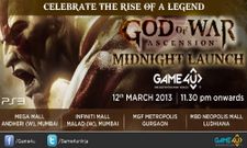 God of War: Sony India, Game4u To Celebrate Mid Night Launch of Ascension Next Week