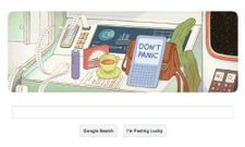 Google Celebrates 61st Birthday of Douglas Adams With a Geeky Doodle