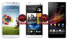 Samsung Galaxy S4 vs HTC One vs Sony Xperia Z: Flagship Face Off