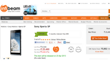Xperia SP up for Pre Order on Infibeam at Rs 25490: 5 Reasons to Buy Xperia Z Younger Kin
