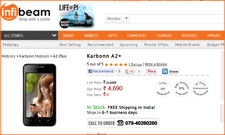 Karbonn A2+ Launches at Rs 4690: Rival Alert for Idea Aurus 2