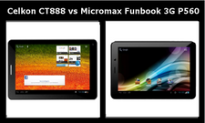 Celkon CT 888 vs Micromax Funbook 3G P560: Which 3G Voice Calling Tablet at Rs 7999 Is Your Choice?