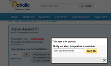 Huawei Ascend P6 Gets Listed On Saholic; Coming Soon To India