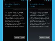 Samsung Galaxy S4 and HTC One Also Receive Android 4.3 Update