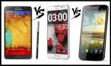 Samsung Galaxy Note 3 vs LG Optimus G Pro and Acer Liquid S2: Phablet Specs Shootout 2013