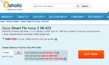 Spice Smart Flo Ivory Mi-423, Smart Flo Edge Mi-349 Now Available Online For Rs 4099 and Rs 3099