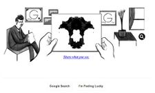 Google Celebrates Hermann Rorschach's 129th Birthday With an Interactive Doodle