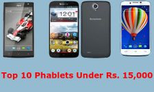 Top 10 Phablets To Buy in India Under Rs 15,000
