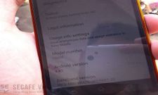 Sony Xperia Z1 in Red Color Spotted Running On Android 4.4.2 KitKat OS