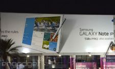 Samsung Galaxy Note Pro and Tab Pro Update: First Images Leak Via CES Billboards