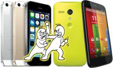 Apple iPhone 5s Vs Motorola Moto G: Fight to Top For Bragging Rights